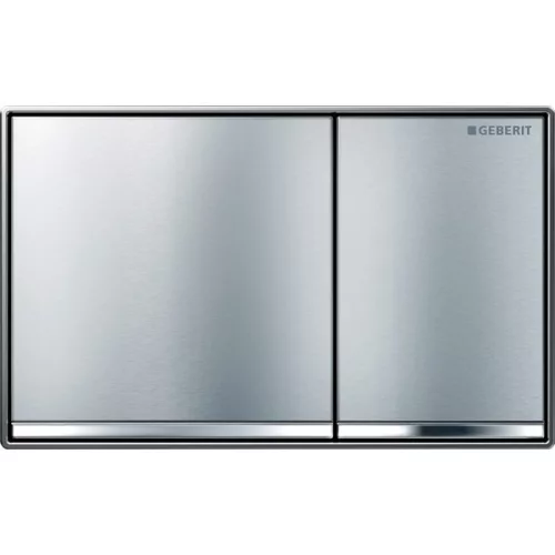 Geberit Omega 60 nyomólap falsíkba fekete tükrös kombináció GE-115.081.SJ.1 rajza