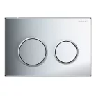 Geberit Omega 20 műanyag nyomólap fényes matt fényes króm GE-115.085.KH.1 műszaki rajz