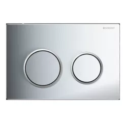 Geberit Omega 20 műanyag nyomólap fényes matt fényes króm GE-115.085.KH.1 műszaki rajz