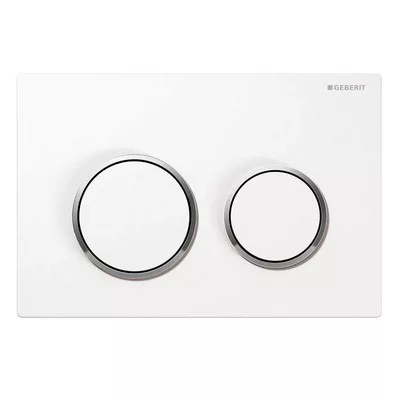 Geberit Omega 20 műanyag nyomólap fényes matt fényes króm GE-115.085.KH.1 műszaki rajz
