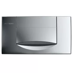 Geberit Jazzline 200F műanyag nyomólap fényes króm GE-115.222.21.1 rajza