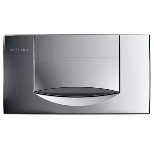 Geberit Jazzline 200F műanyag nyomólap fényes króm GE-115.222.21.1 rajza