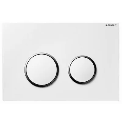 Geberit Omega 20 műanyag nyomólap fényes matt fényes króm GE-115.085.KH.1 műszaki rajz