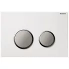 Geberit Omega 20 műanyag nyomólap fényes matt fényes króm GE-115.085.KH.1 műszaki rajz