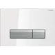 Geberit Sigma 40 nyomólap barna üveg aluminium kombináció szagelszívóval GE-115.600.SQ.1 rajza