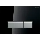 Geberit Sigma 40 nyomólap barna üveg aluminium kombináció szagelszívóval GE-115.600.SQ.1 rajza