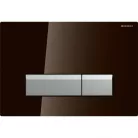 Geberit Sigma 40 nyomólap barna üveg aluminium kombináció szagelszívóval GE-115.600.SQ.1 rajza