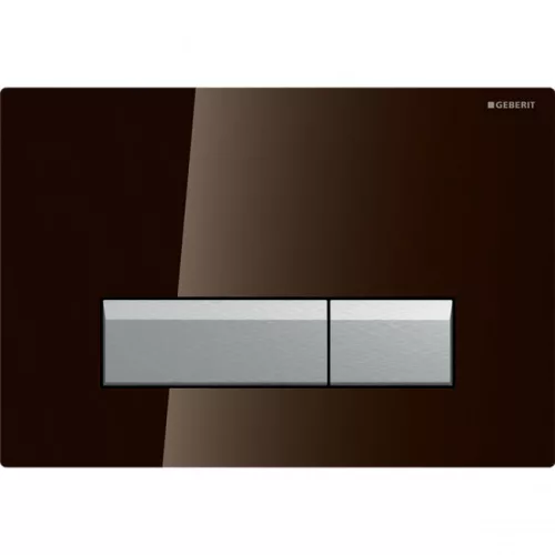 Geberit Sigma 40 nyomólap barna üveg aluminium kombináció szagelszívóval GE-115.600.SQ.1 rajza
