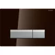Geberit Sigma 40 nyomólap barna üveg aluminium kombináció szagelszívóval GE-115.600.SQ.1 rajza