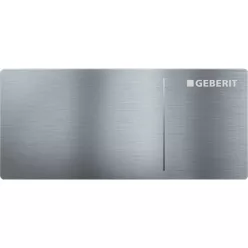Geberit Sigma 70 üveg távvezérlő nyomólap szálcsiszolt easy to clean GE-115.630.FW.1 rajza