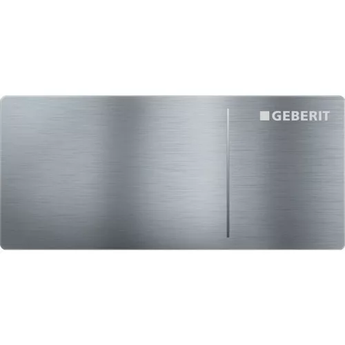 Geberit Sigma 70 üveg távvezérlő nyomólap szálcsiszolt easy to clean GE-115.630.FW.1 rajza