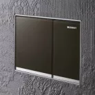 Geberit Sigma 60 nyomólap fekete üveg fal síkba süllyesztett (115.640.SJ.1)