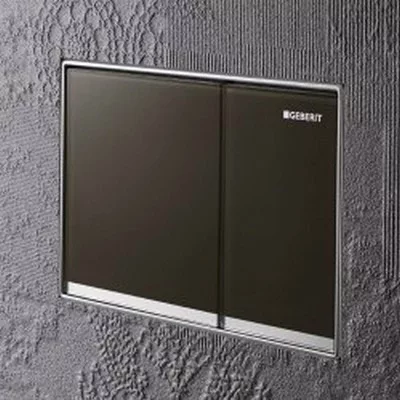 Geberit Sigma 60 nyomólap fekete üveg fal síkba süllyesztett (115.640.SJ.1)