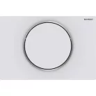 Geberit SIGMA 10 műanyag nyomólap fehér matt króm kombináció GE-115.758.KL.5 rajza