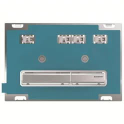 Geberit Sigma 50 nyomólap fekete króm GE-115.788.DW.2 rajza