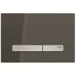Geberit Sigma 50 nyomólap fekete króm GE-115.788.DW.2 rajza