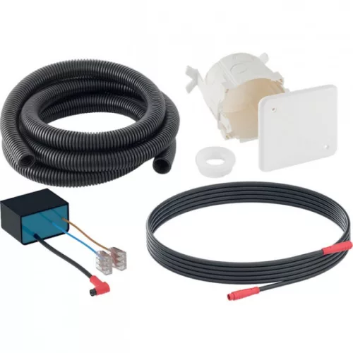 Geberit beépítőkészlet tápegységgel elektronikus WC öblítés 12 V GE 115.861.00. rajz