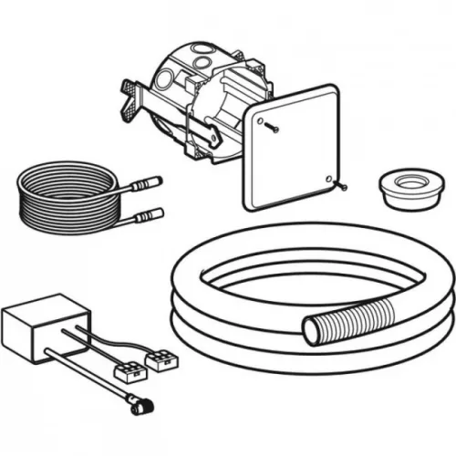 Geberit beépítőkészlet tápegységgel elektronikus WC öblítés 12 V GE 115.861.00.