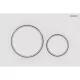 Geberit SIGMA 20 fém nyomólap szálcsiszolt easy to clean GE-115.889.SN.1 rajza