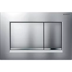 Geberit SIGMA 30 műanyag nyomólap matt króm fényes króm easy to clean GE-115.883.JQ.1 rajza