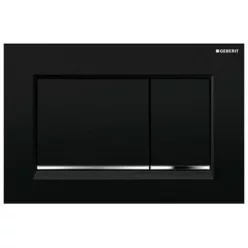 Geberit SIGMA 30 műanyag nyomólap fehér matt króm matt króm GE-115.883.KL.1 műszaki rajz