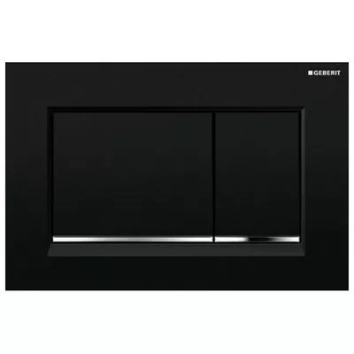 Geberit SIGMA 30 műanyag nyomólap fehér matt króm matt króm GE-115.883.KL.1 műszaki rajz