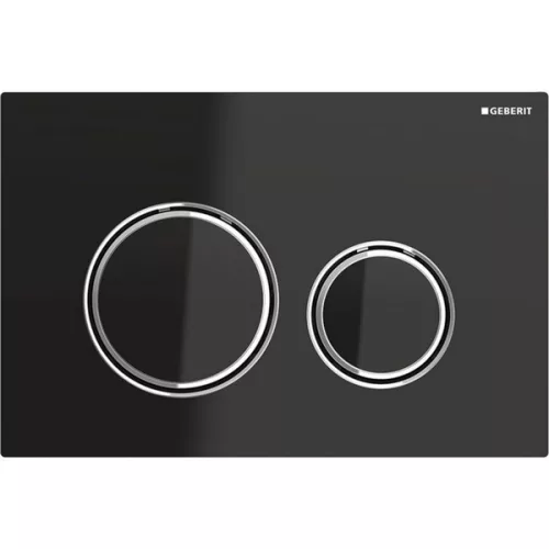 Geberit SIGMA 21 nyomólap fehér üveg króm GE-115.884.SI.1 rajza