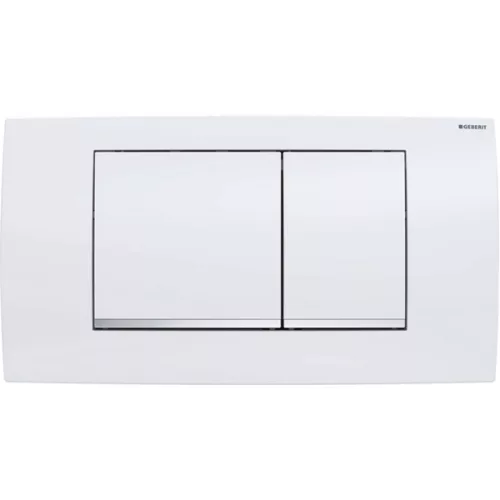 Geberit Twinline 30 műanyag nyomólap fehér króm kombináció GE-115.899.KJ.1 rajza