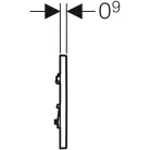 Geberit pneumatikus vizeldevezérlés 30 fehér lap GE-116.017.KL.1