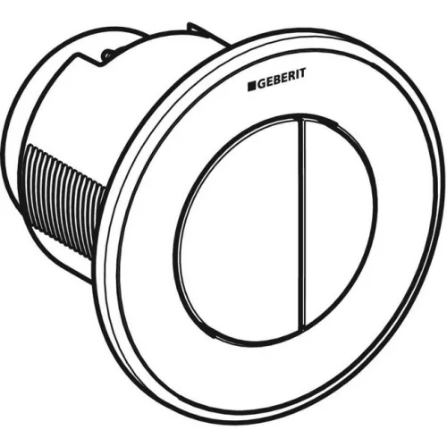 Geberit 01 fali pneumatikus WC vezérlés króm 2m GE-116.042.21.1