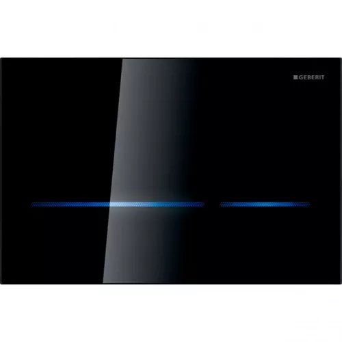 Geberit Sigma 80 elektonikus nyomólap fekete üveg GE-116.090.SG.1 rajz