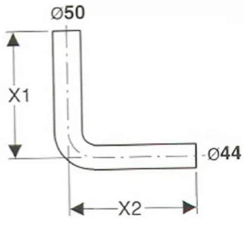 Geberit öblítőcső ív GE-118.003.11.1