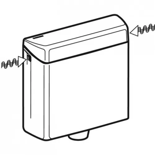 Geberit AP123 WC tartály távműködtetős GE-123.701.11.1