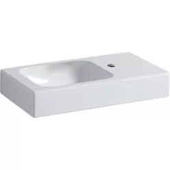Geberit Icon 53x31 cm kézmosó csaplyukkal jobbra 124053000 rajza