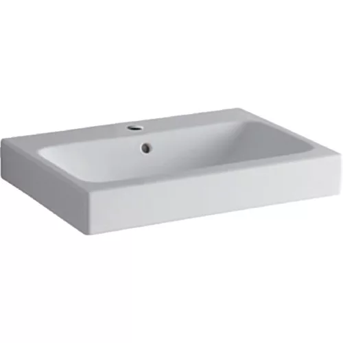 Geberit Icon 60x48,5 cm beépíthető mosdó csaplyukkal 124060000 rajza