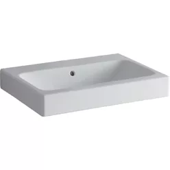 Geberit Icon 60x48,5 cm mosdó csaplyuk nélkül túlfolyóval 124063000 rajza