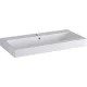 Geberit Icon 75x48,5 cm mosdó csaplyukkal túlfolyóval 124075000 rajza