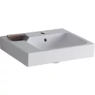 Geberit iCon beépíthető mosdó 50x48.5 cm csaplyukkal dekortál balra 124150000 rajza