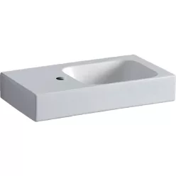 Geberit Icon 53x31 cm kézmosó csaplyukkal balra 124153000 rajza