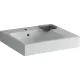 Geberit iCon pultra ültethető mosdó 50x48.5 cm csaplyukkal dekortál jobbra GE-124550000 rajza