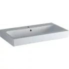 Geberit iCon pultra ültethető mosdó 75x48.5 cm csaplyukkal túlfolyóval GE-124575000 rajza