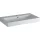 Geberit iCon pultra ültethető mosdó 75x48.5 cm csaplyukkal túlfolyóval GE-124575000 rajza