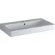 Geberit iCon pultra ültethető mosdó 75x48.5 cm csaplyukkal túlfolyóval GE-124575000 rajza
