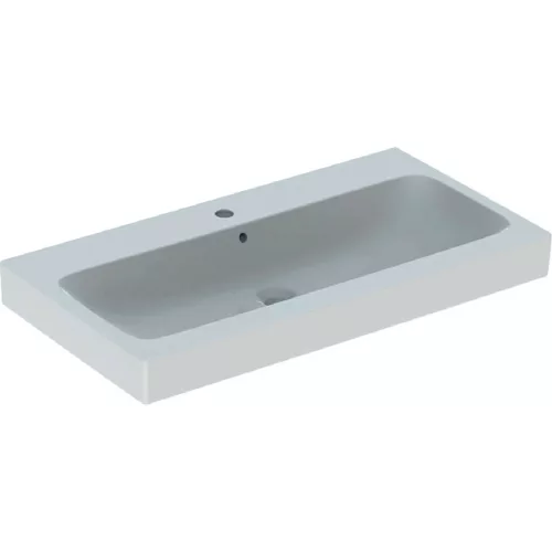 Geberit iCon pultra ültethető mosdó 90x48.5 cm csaplyukkal túlfolyóval GE-124590000 rajza