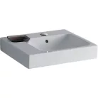 Geberit iCon pultra ültethető mosdó 50x48.5 cm csaplyukkal dekortál balra GE-124650000 rajza