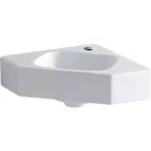 Geberit iCon sarok kézmosó 46x33cm csaplyukkal túlfolyó nélkül GE-124729000 rajza
