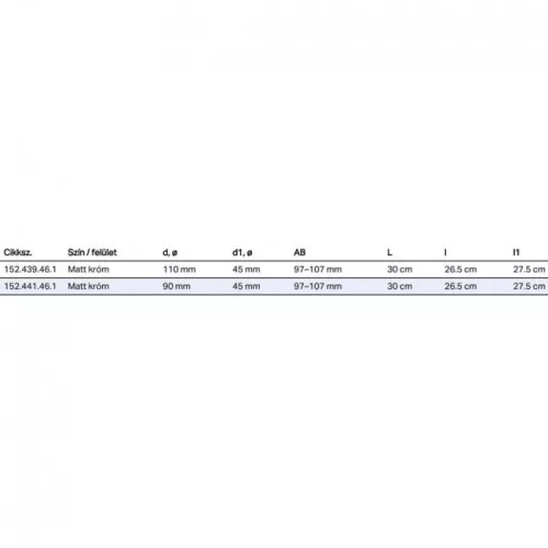 Geberit 30 cm fali WC csatlakozókészlet d 45 d 90 GE-152.441.46.1