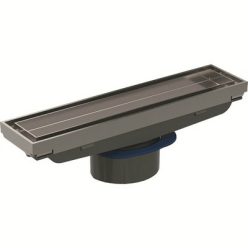 Geberit CleanLine zuhanyfolyóka rozsdamentes csempézhető 18 cm GE-154.455.00.1 rajza