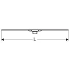 Geberit CleanLine60 zuhanyfolyóka fényes rozsdamentes acél GE-154.457.KS.1