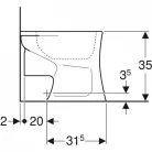 Geberit Bambini laposöblítésű WC csésze GE-211500000
